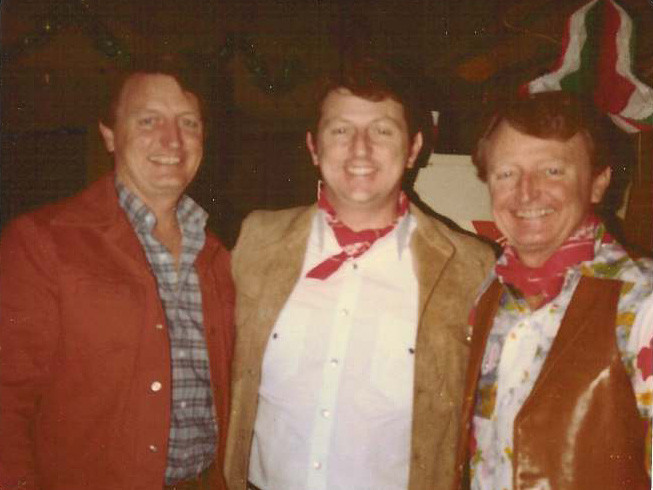 My Uncle Jere Thompson, Sr. ,  Uncle Jodie Thompson, II ,  and my Dad, John Philp Thompson, Sr.