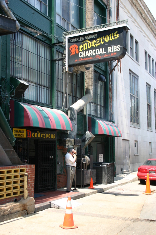 Charles Vergos' Rendezvous Ribs World Famous Barbeque - Memphis, Tennessee